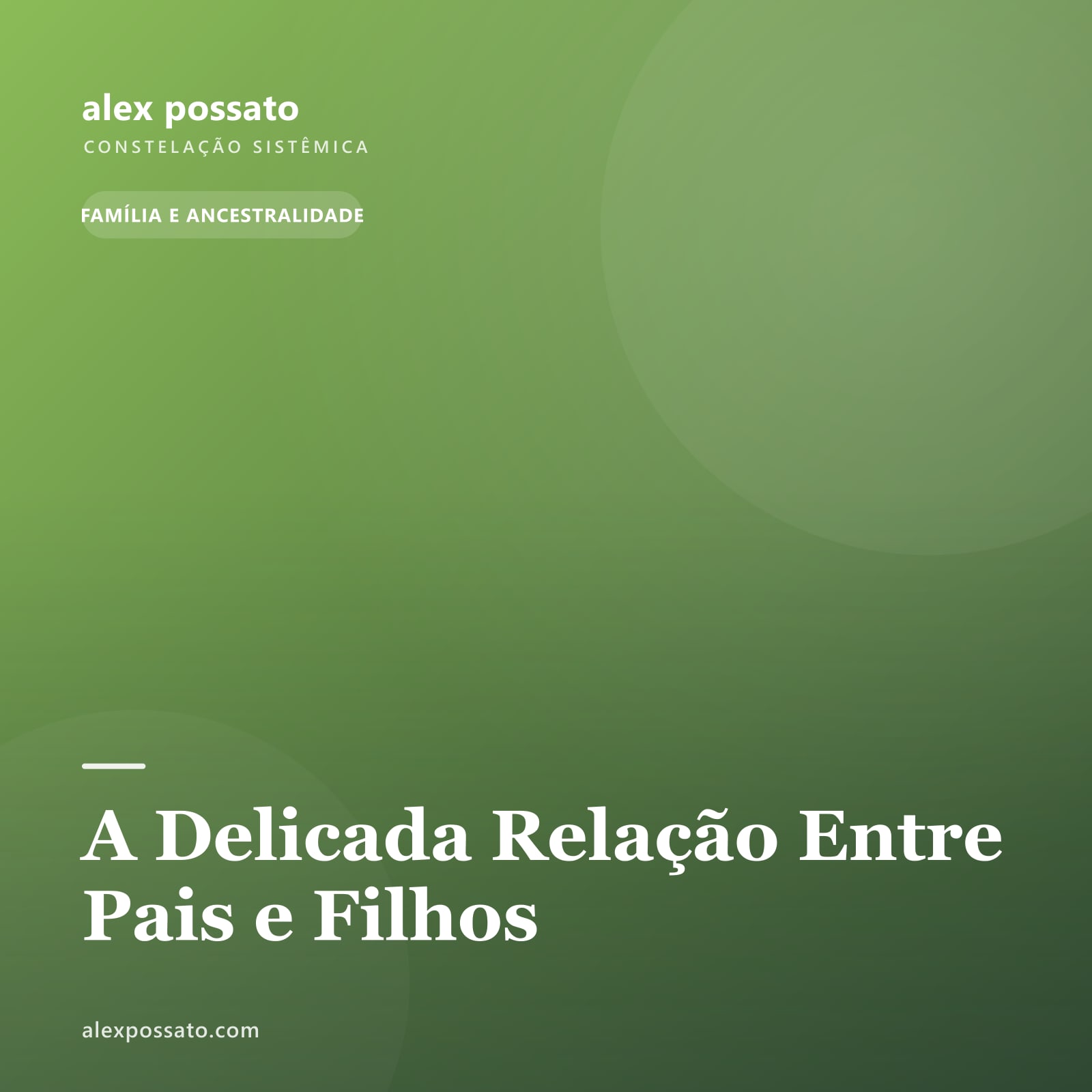 A Delicada Relação Entre Pais e Filhos