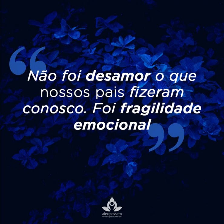 A Fragilidade dos Nossos Pais
