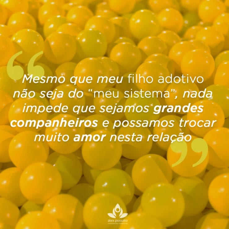 A relação com o filho adotivo