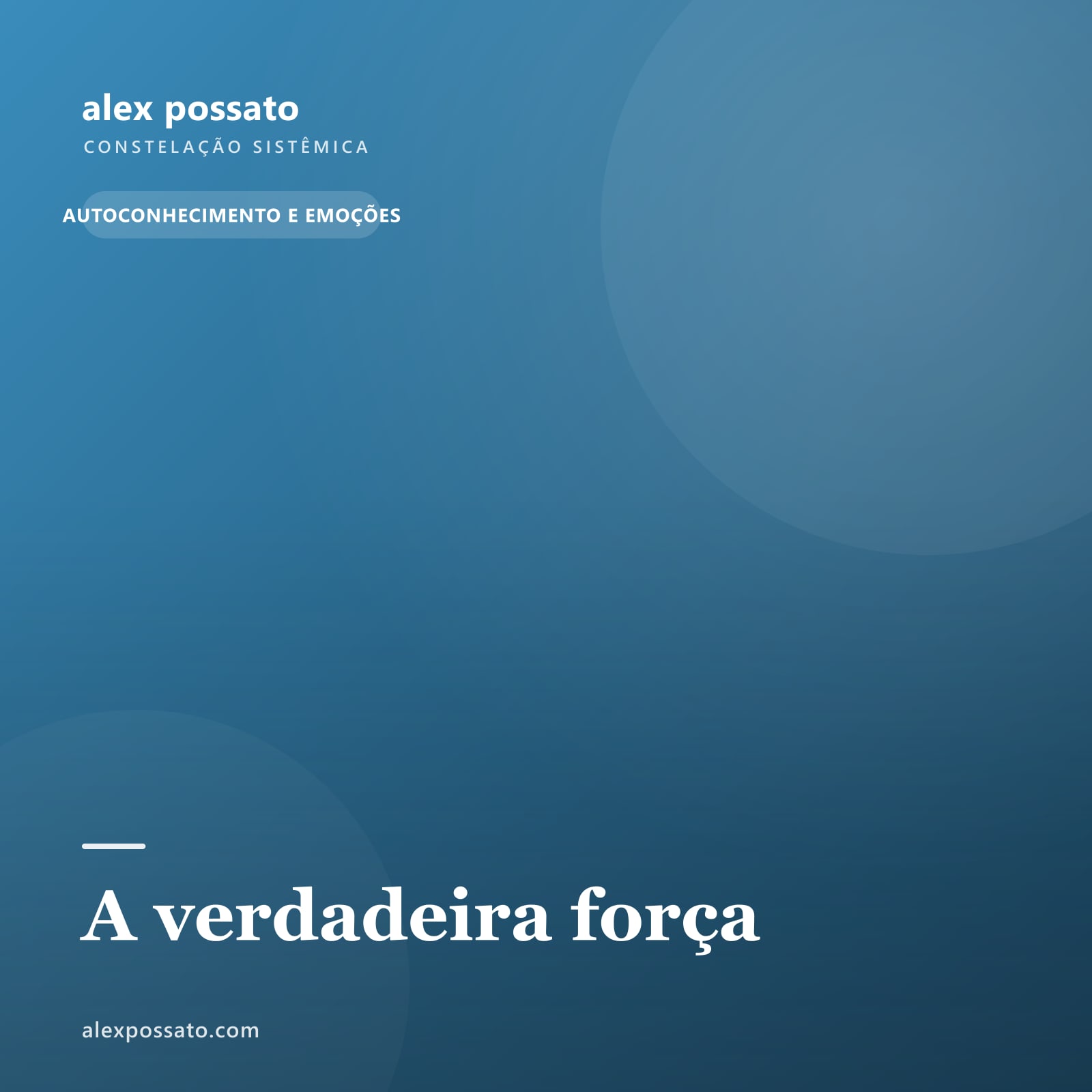 A verdadeira força