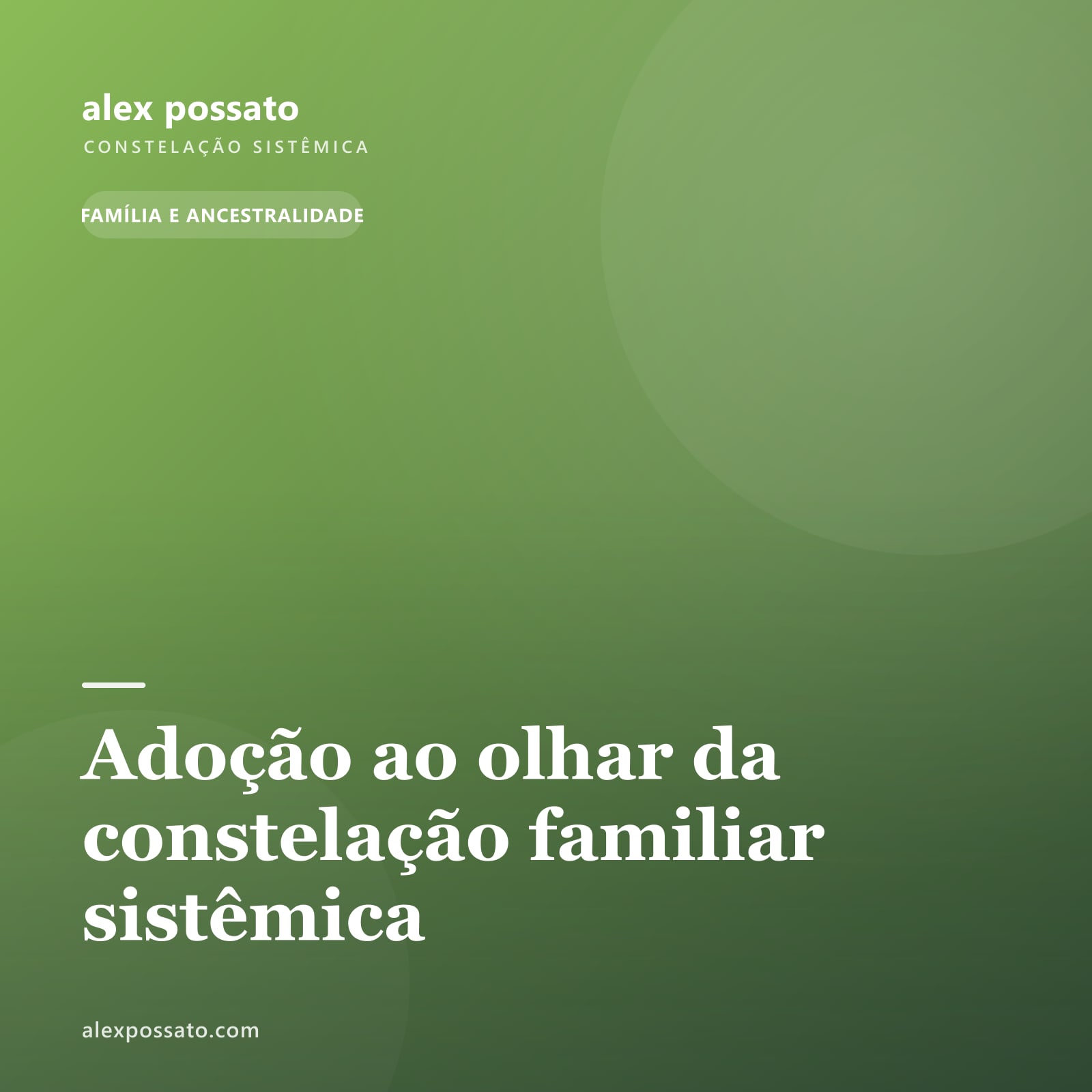 Adoção ao olhar da constelação familiar sistêmica