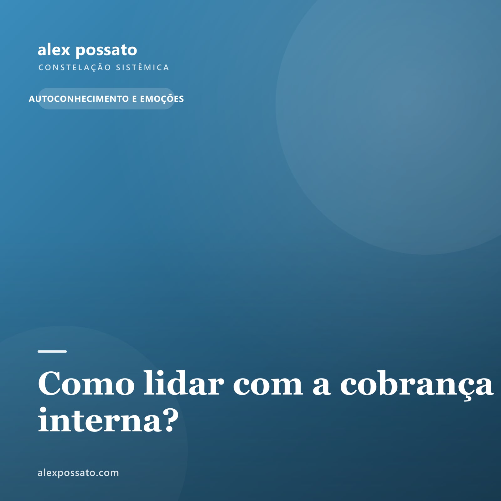 Como lidar com a cobrança interna