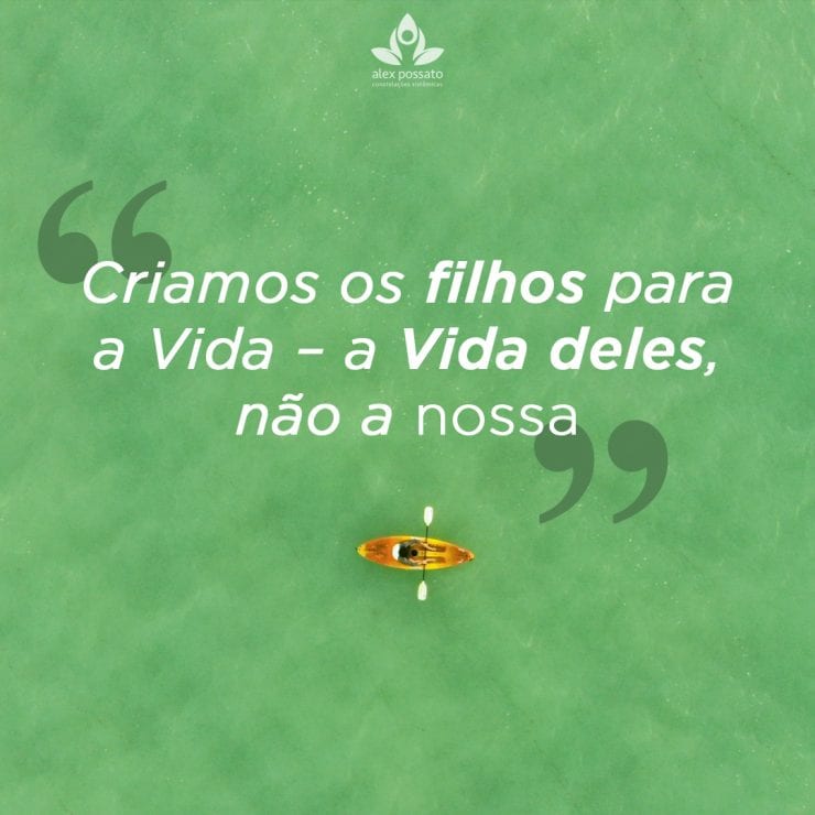 Confiando na vida para entrar meus filhos