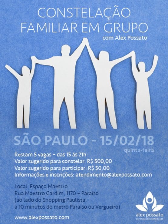 Constelação Familiar em São Paulo, com Alex Possato