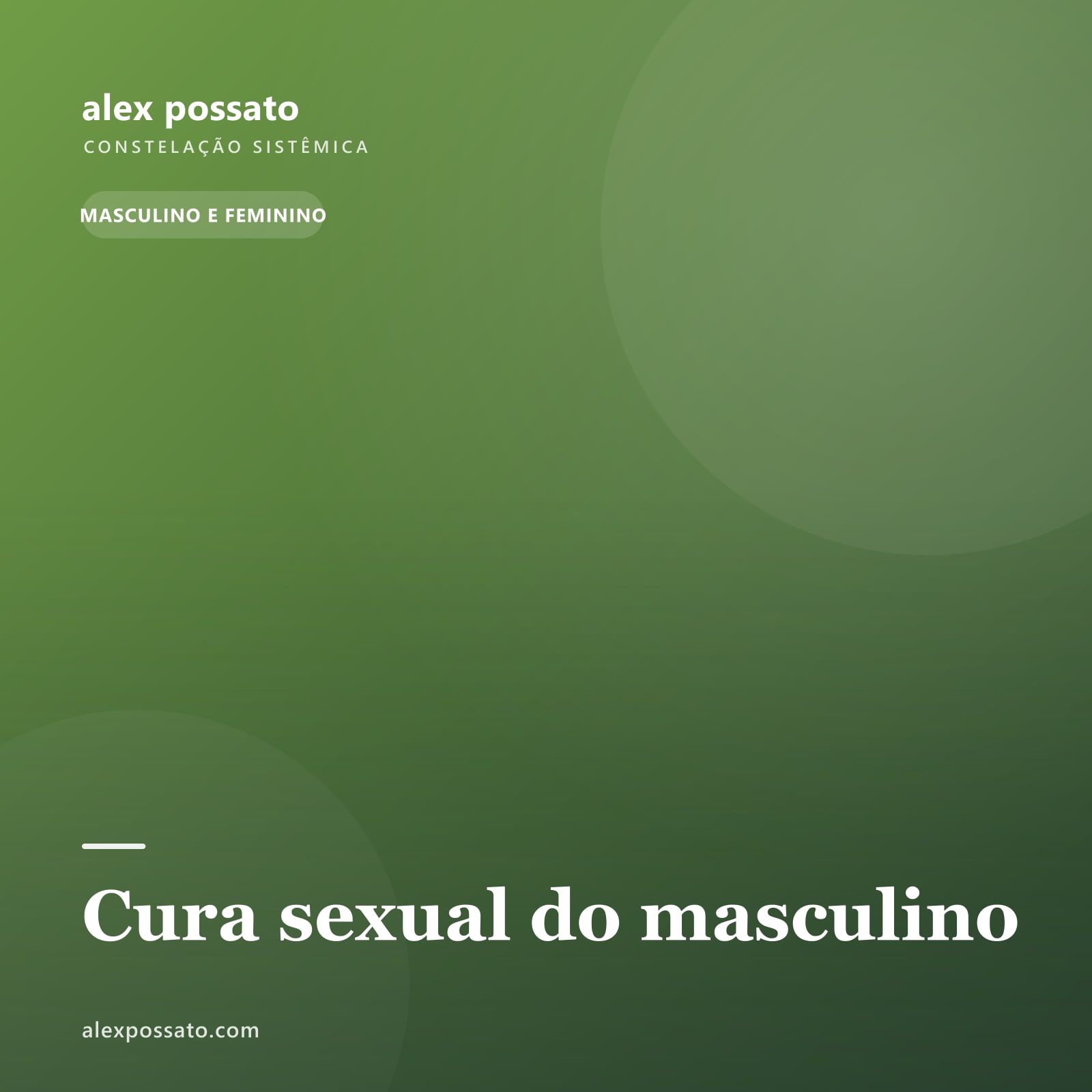 Cura sexual do masculino