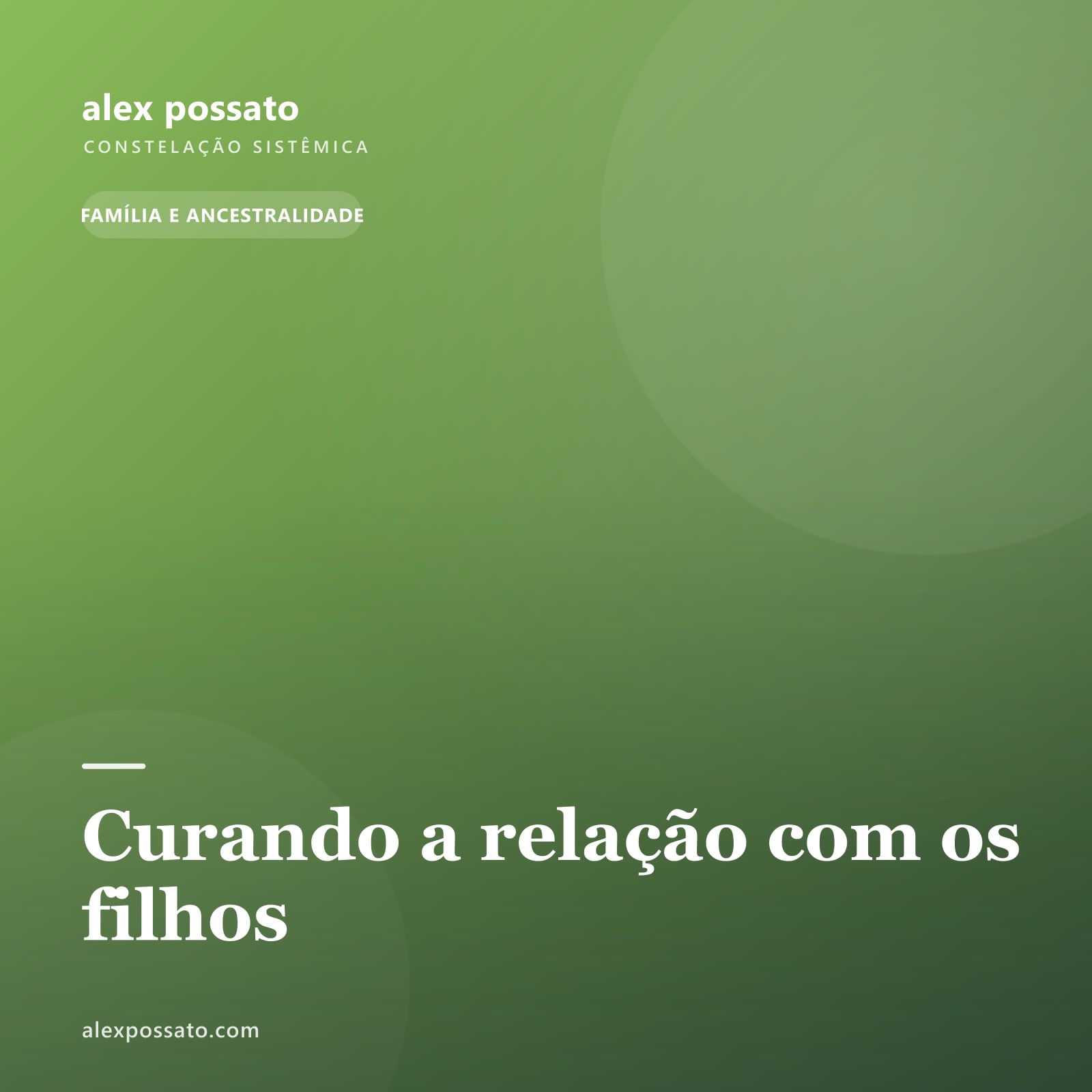 Curando a relação com os filhos