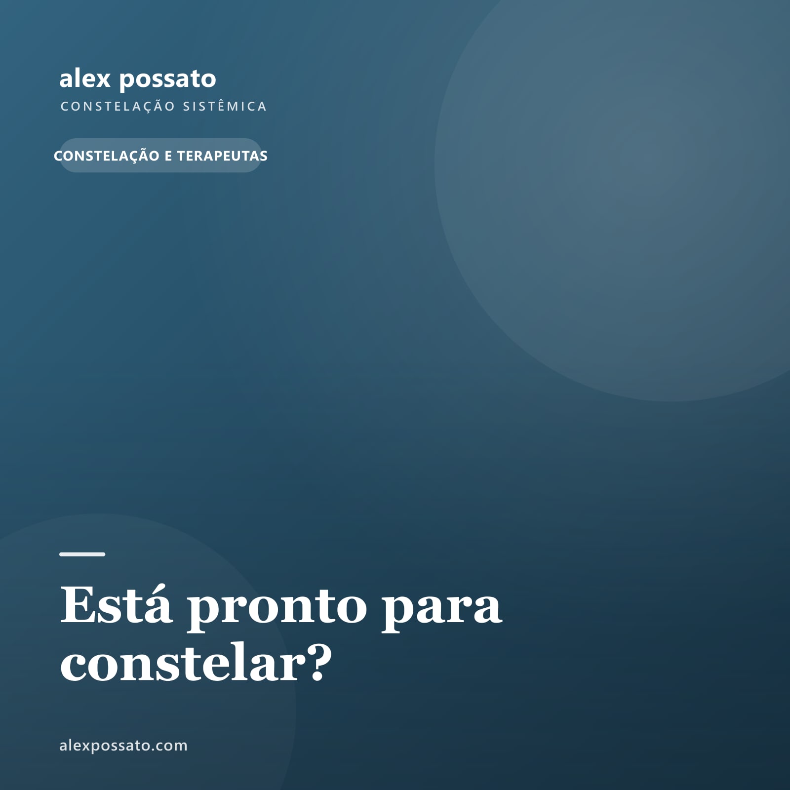 Está pronto para constelar?