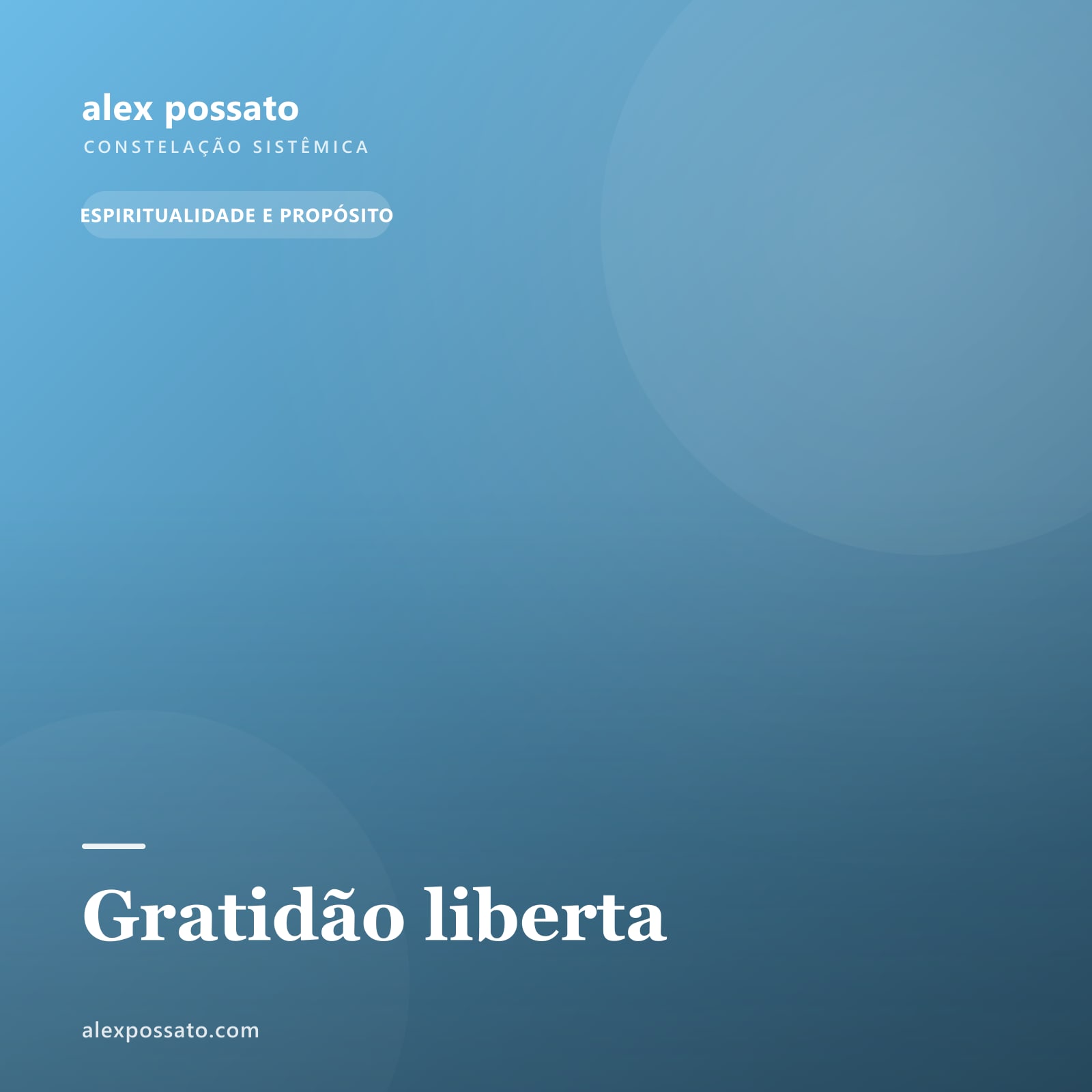 Gratidão liberta
