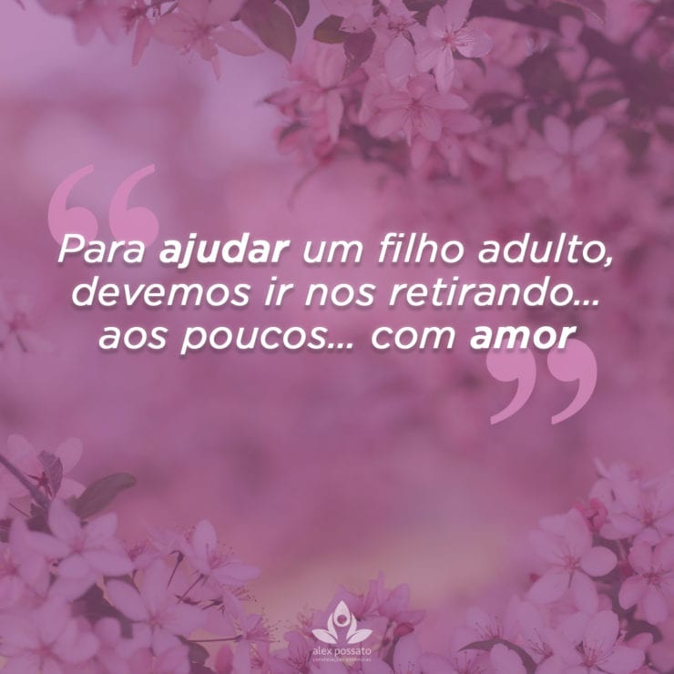 Não controlamos nossos filhos