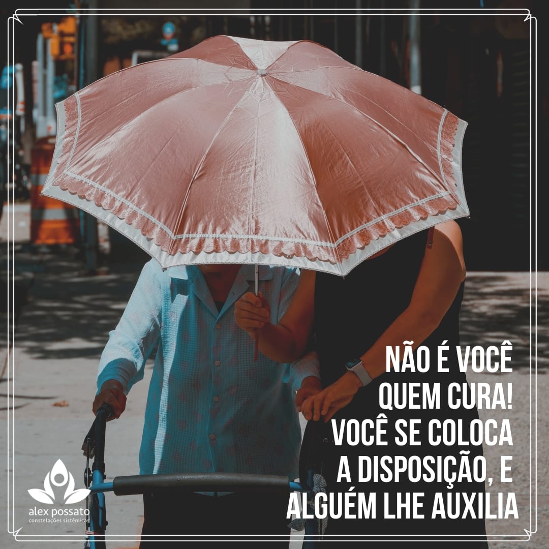 Não é você quem cura