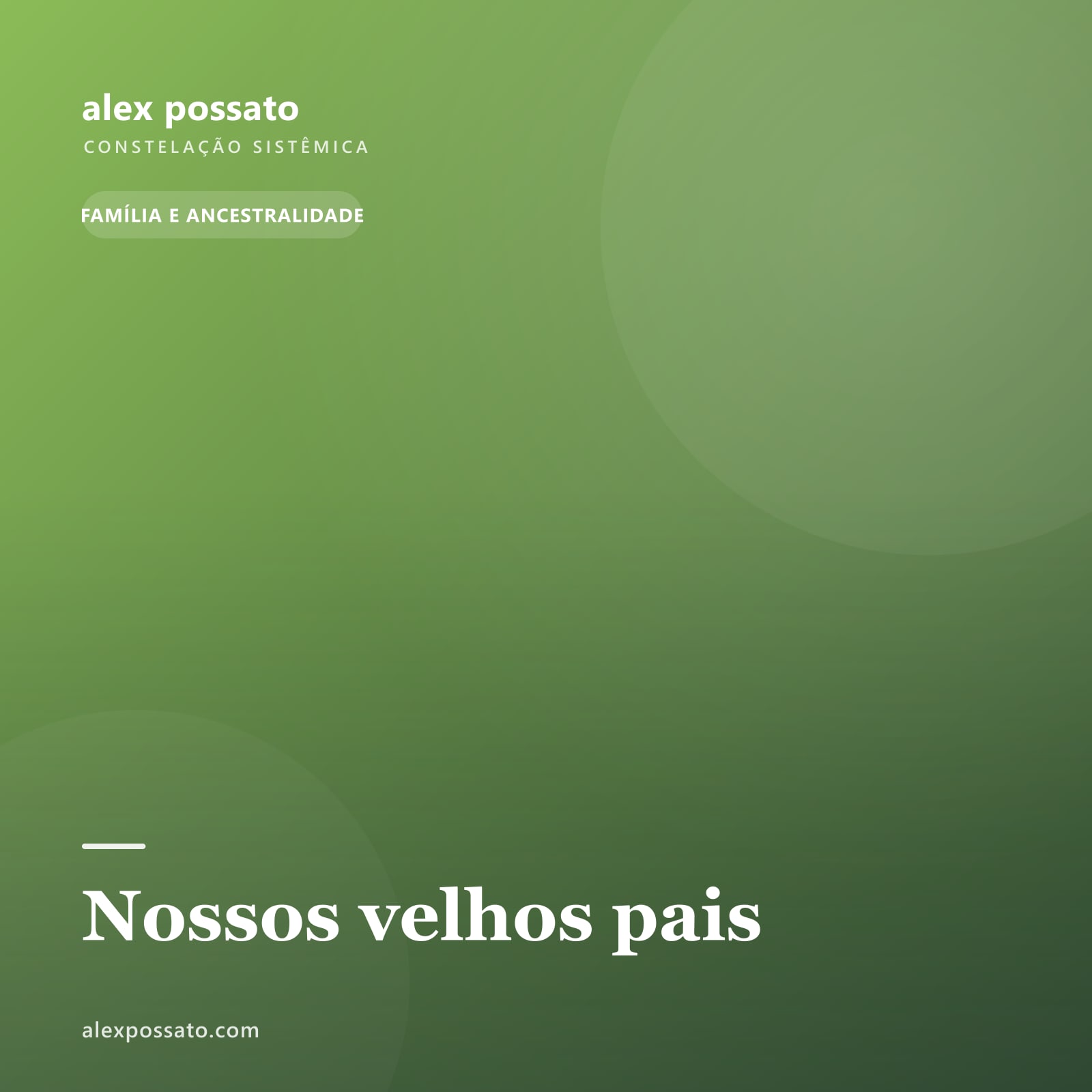 Nossos velhos pais
