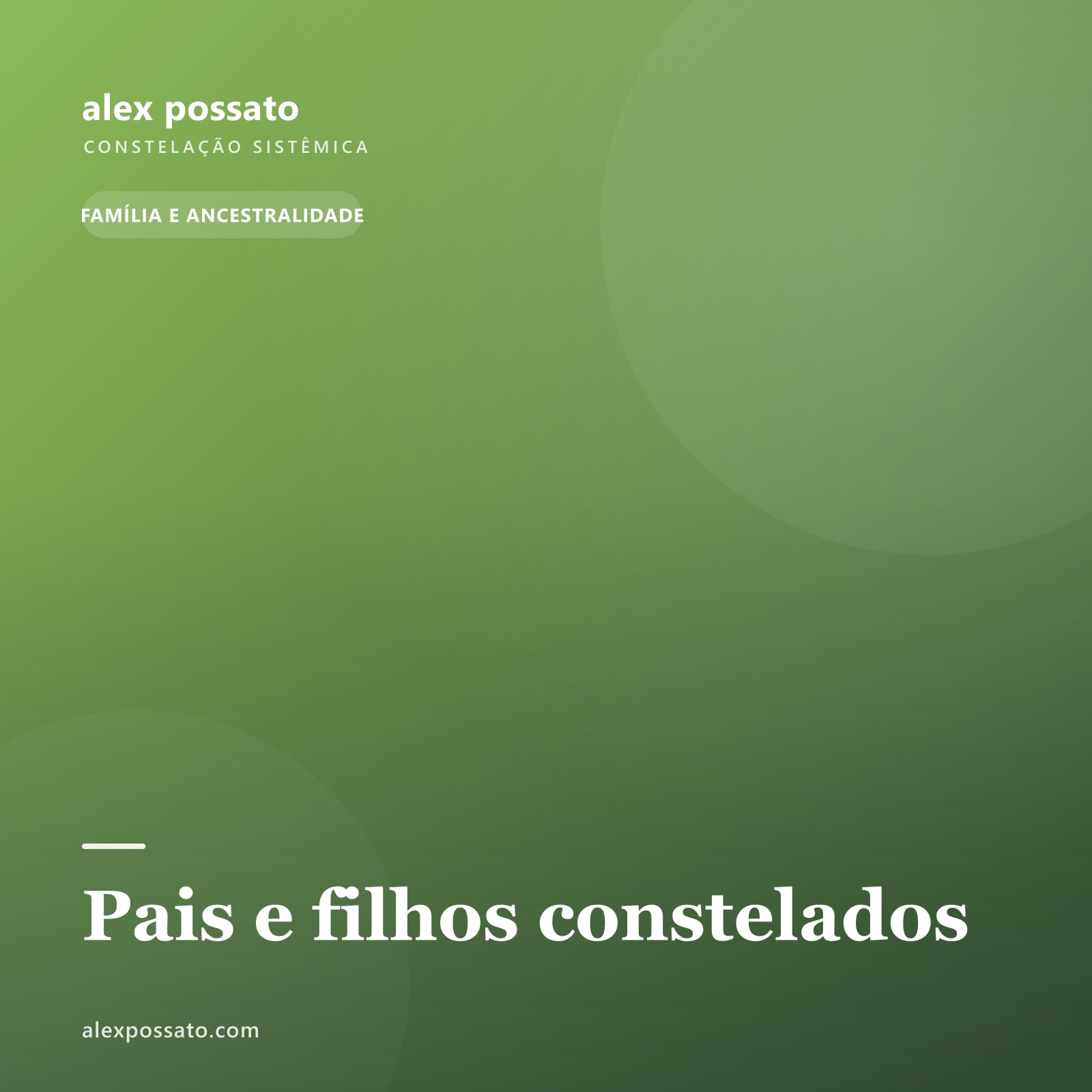 Pais e filhos constelados