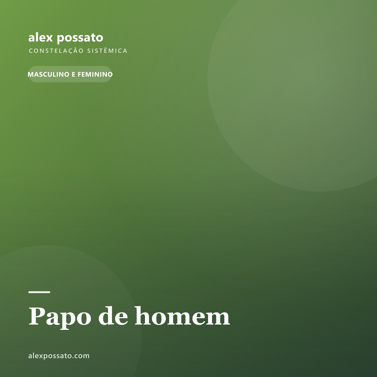 Papo de homem