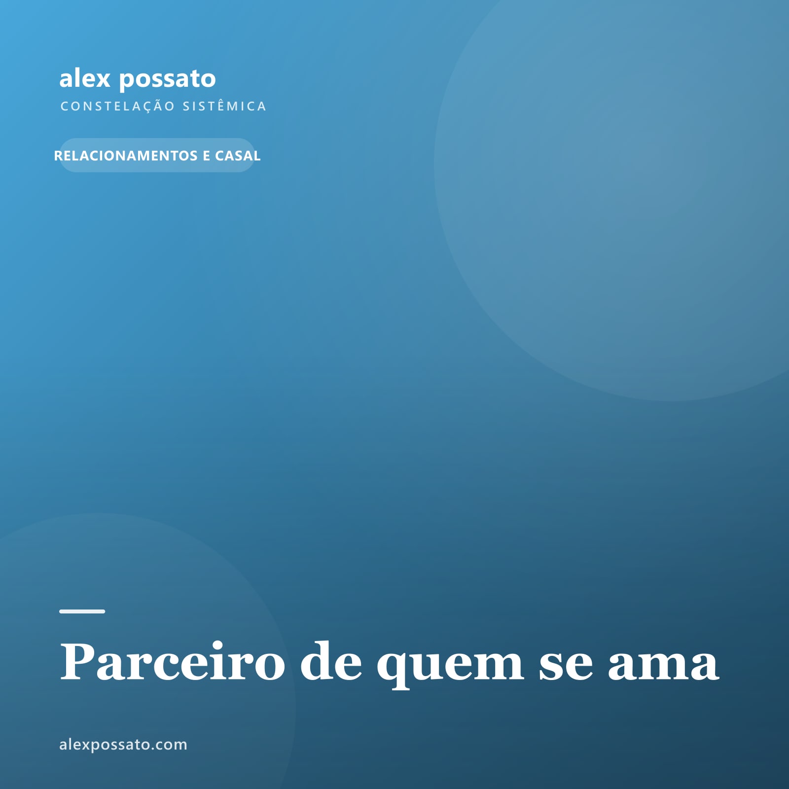 Parceiro de quem se ama