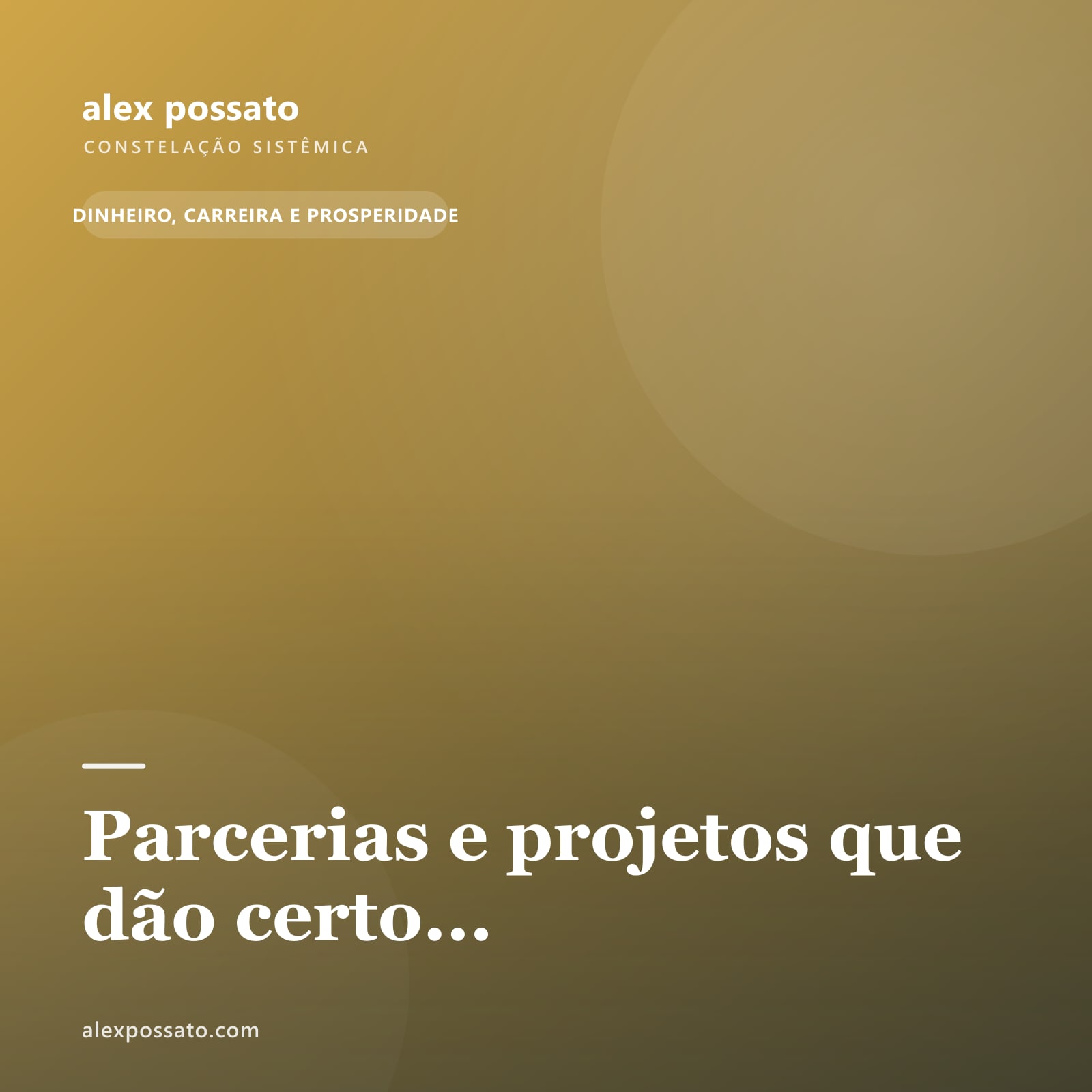 Parcerias e projetos que dão certo...