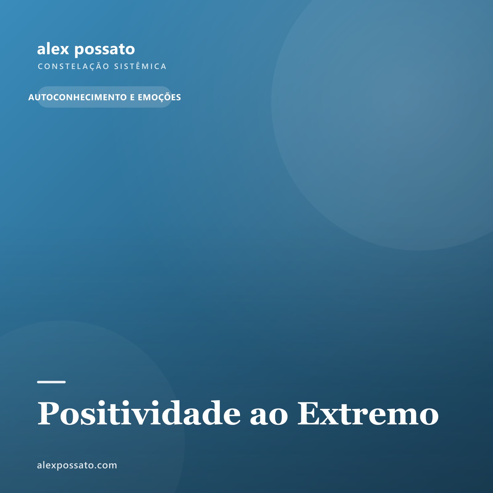 Positividade ao Extremo