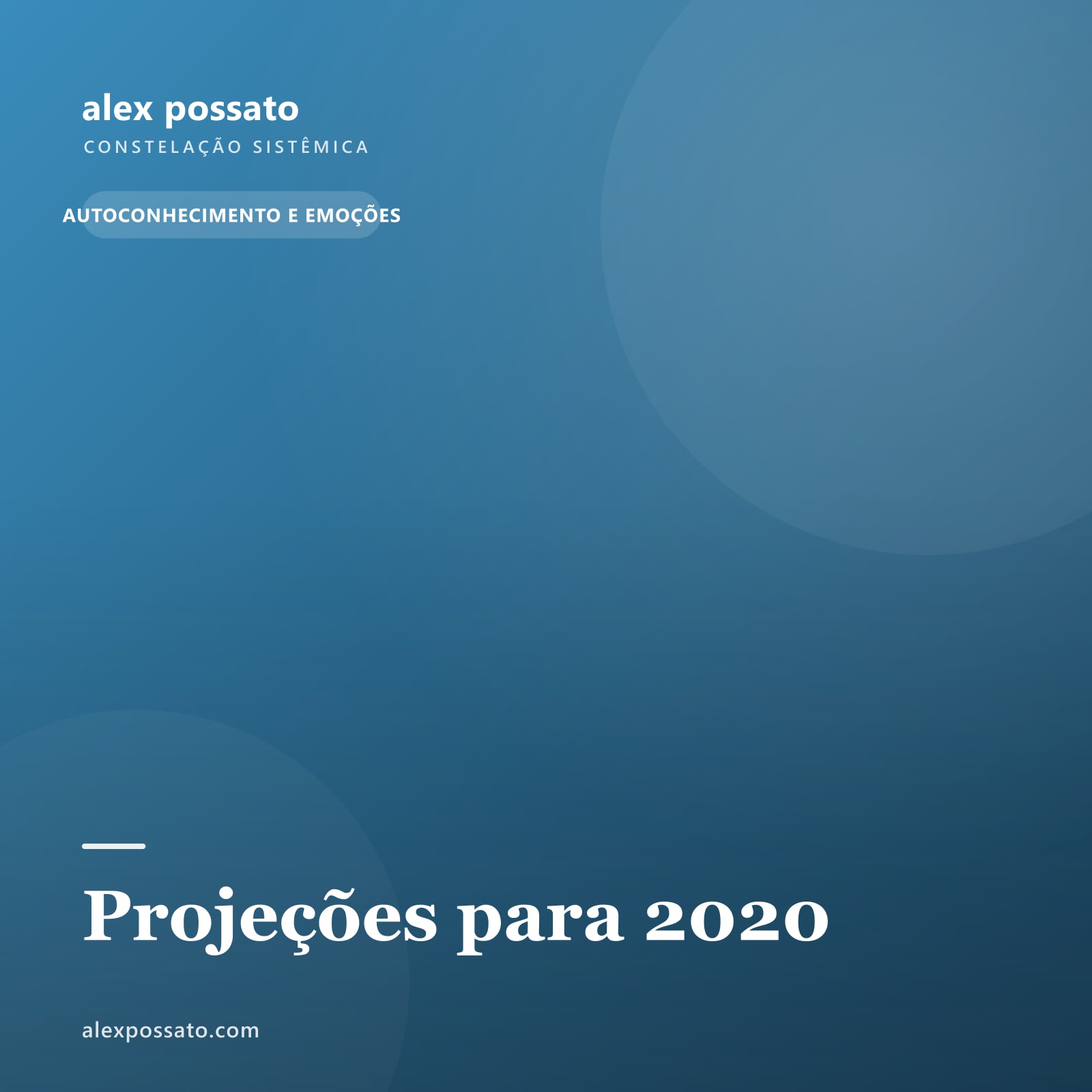 Projeções para 2020