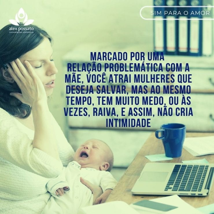 Relação problemática com a mãe