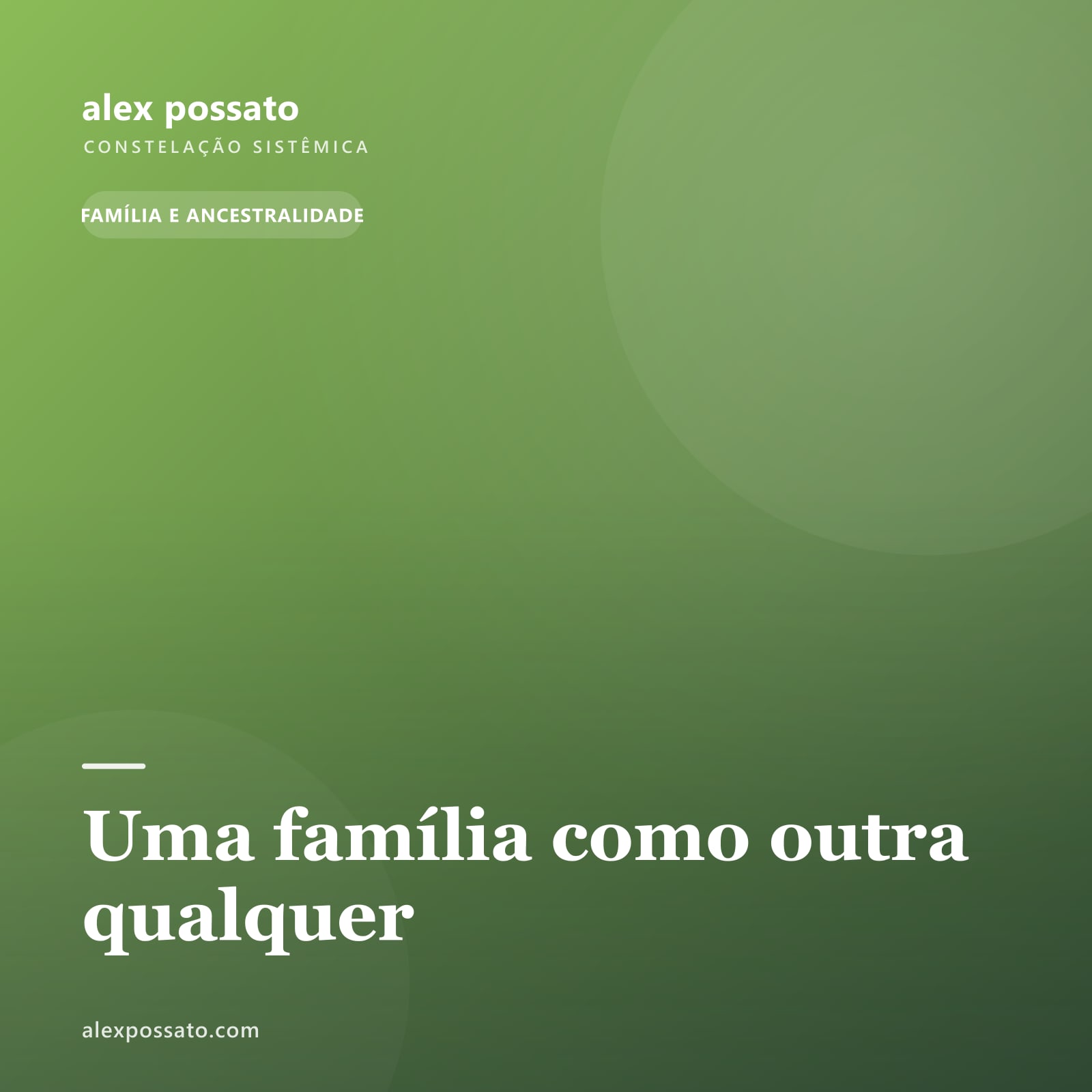 Uma família como outra qualquer